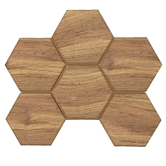 Ametis Selection Мозаика SI02 Hexagon 10мм Неполированный 25x28.5 / Аметис Селектион Мозаика SI02 Хексагон 10мм Неполированный 25x28.5 